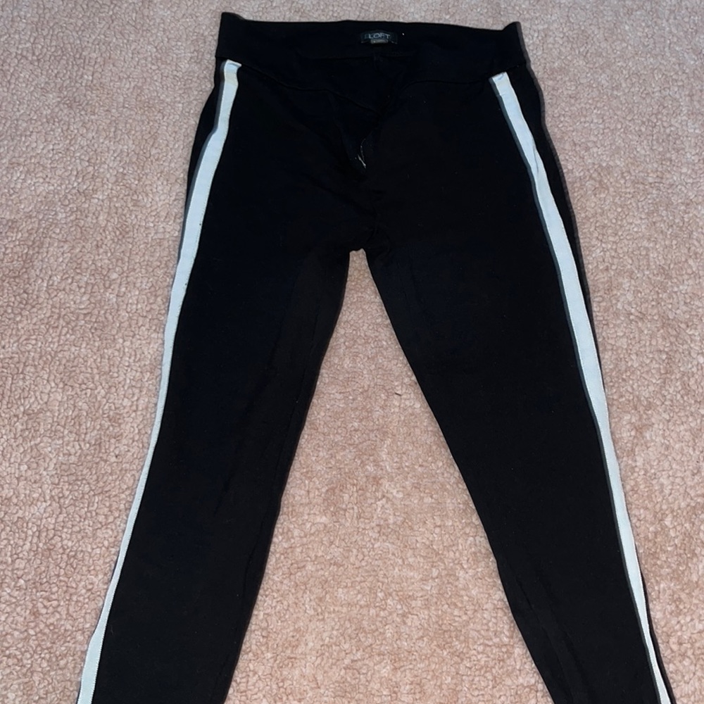 Black Trousers with side strip